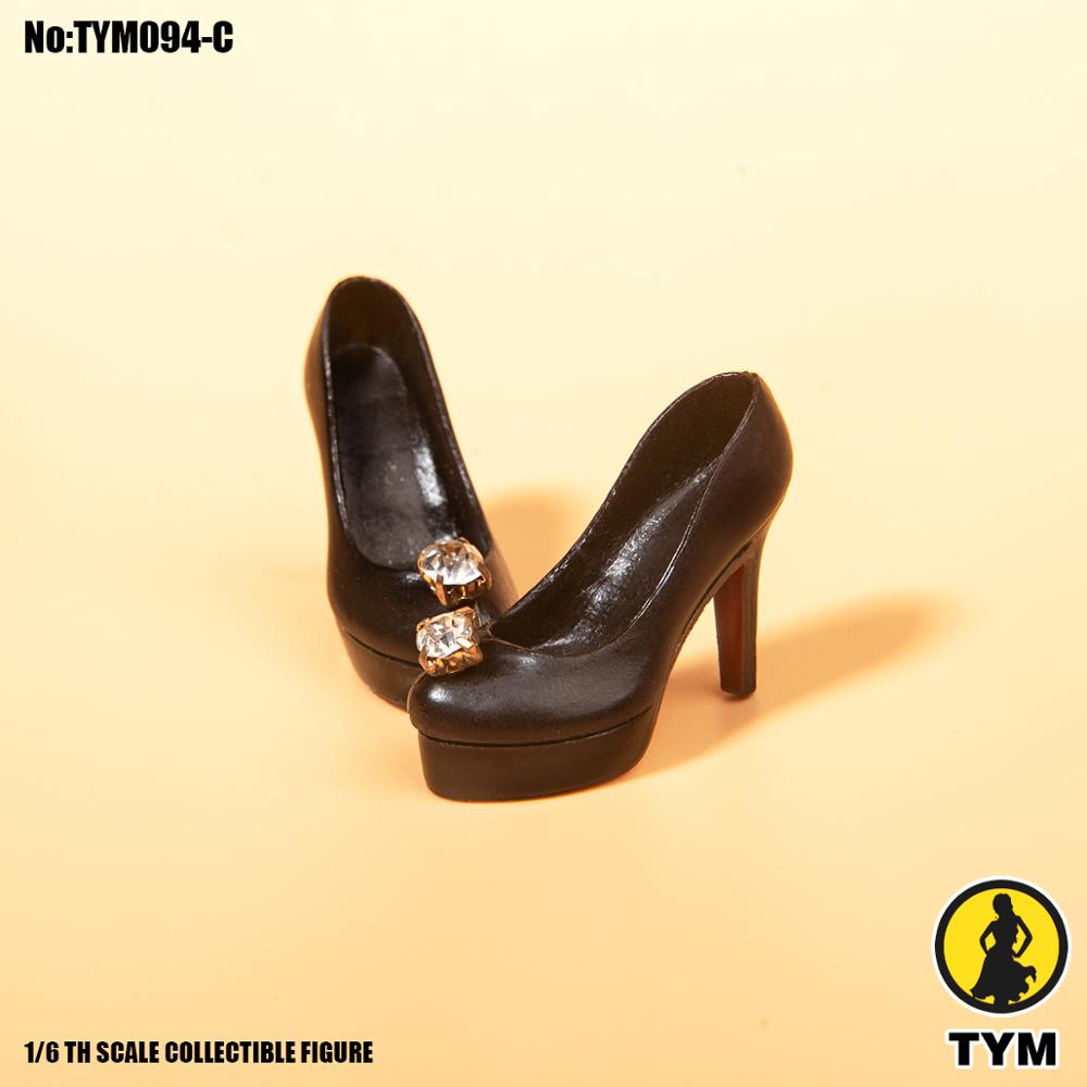 TYM094 1/6 Trendy diamond muffin shoes 12inch Female clothing accessories-aliexpress