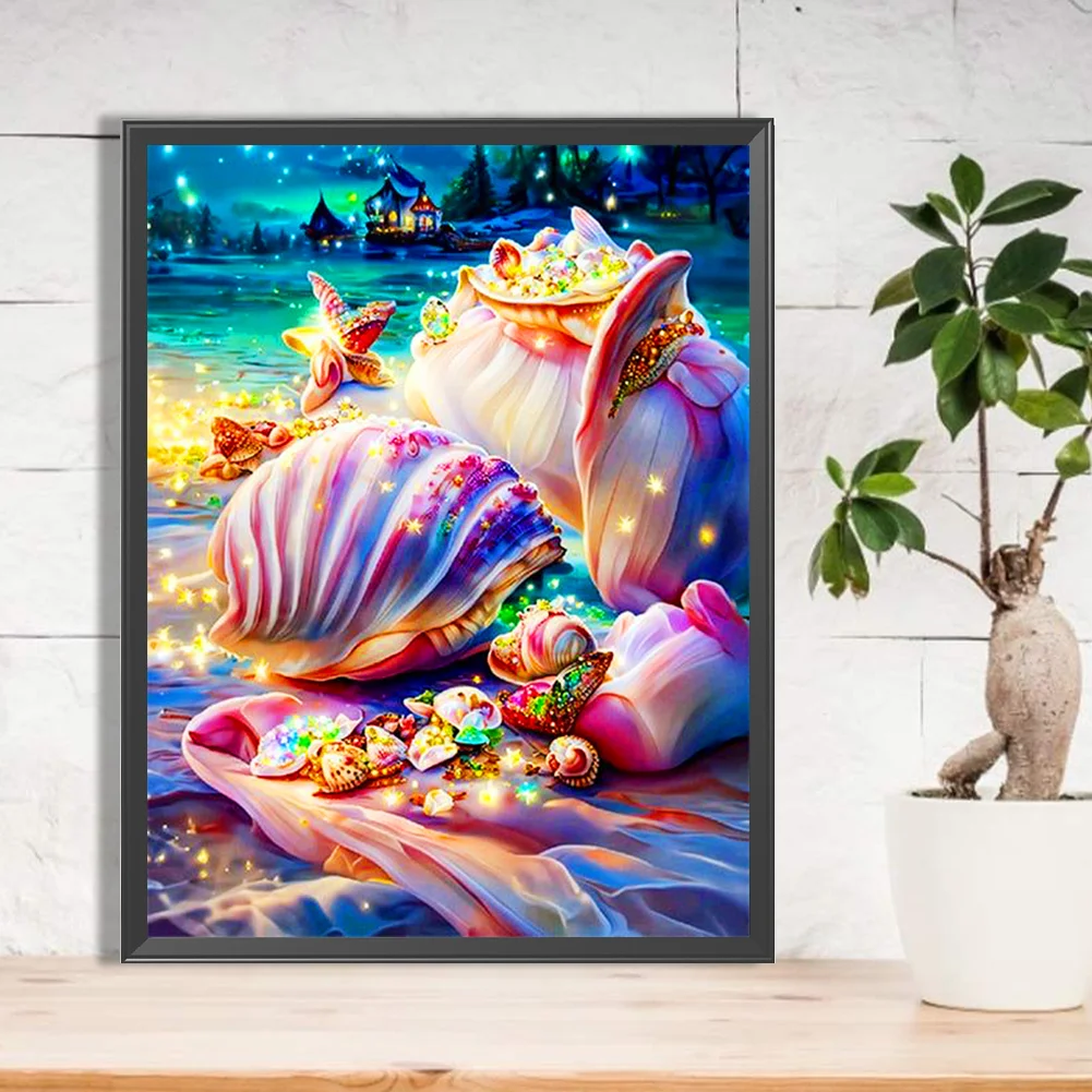 Diamond Painting - Full Round Drill - Beach(Canvas|30*40cm)