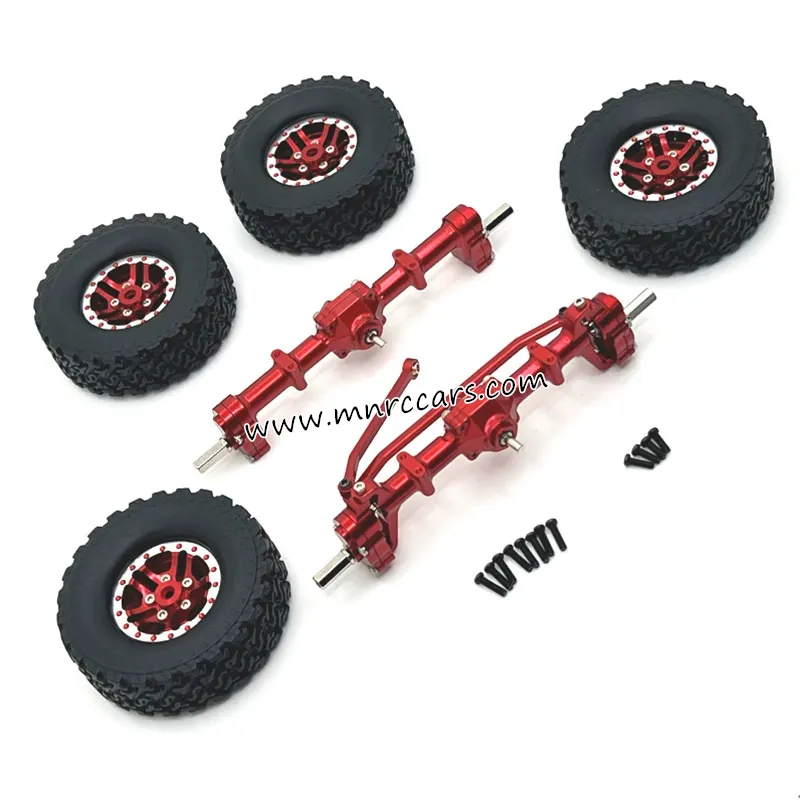 MN Model MN82 Upgrade Parts Front and Rear Portal Axle Wheels Kit