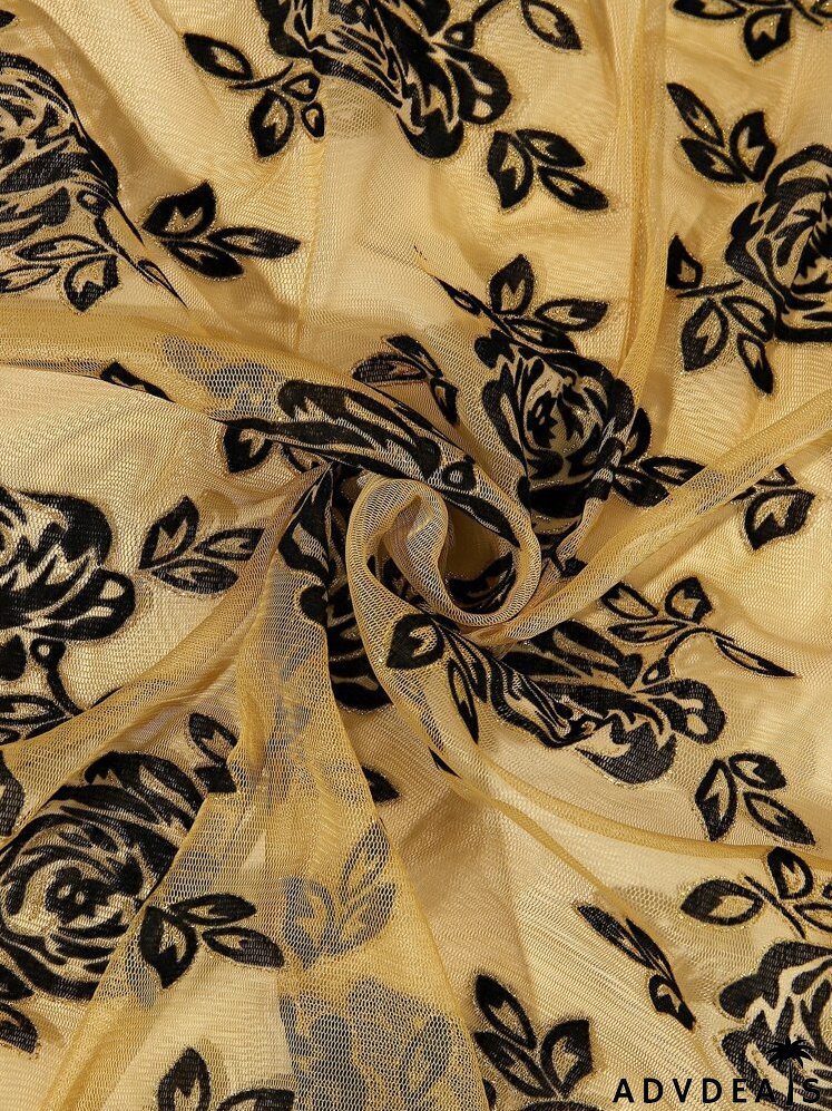 Flower Pattern Scarf