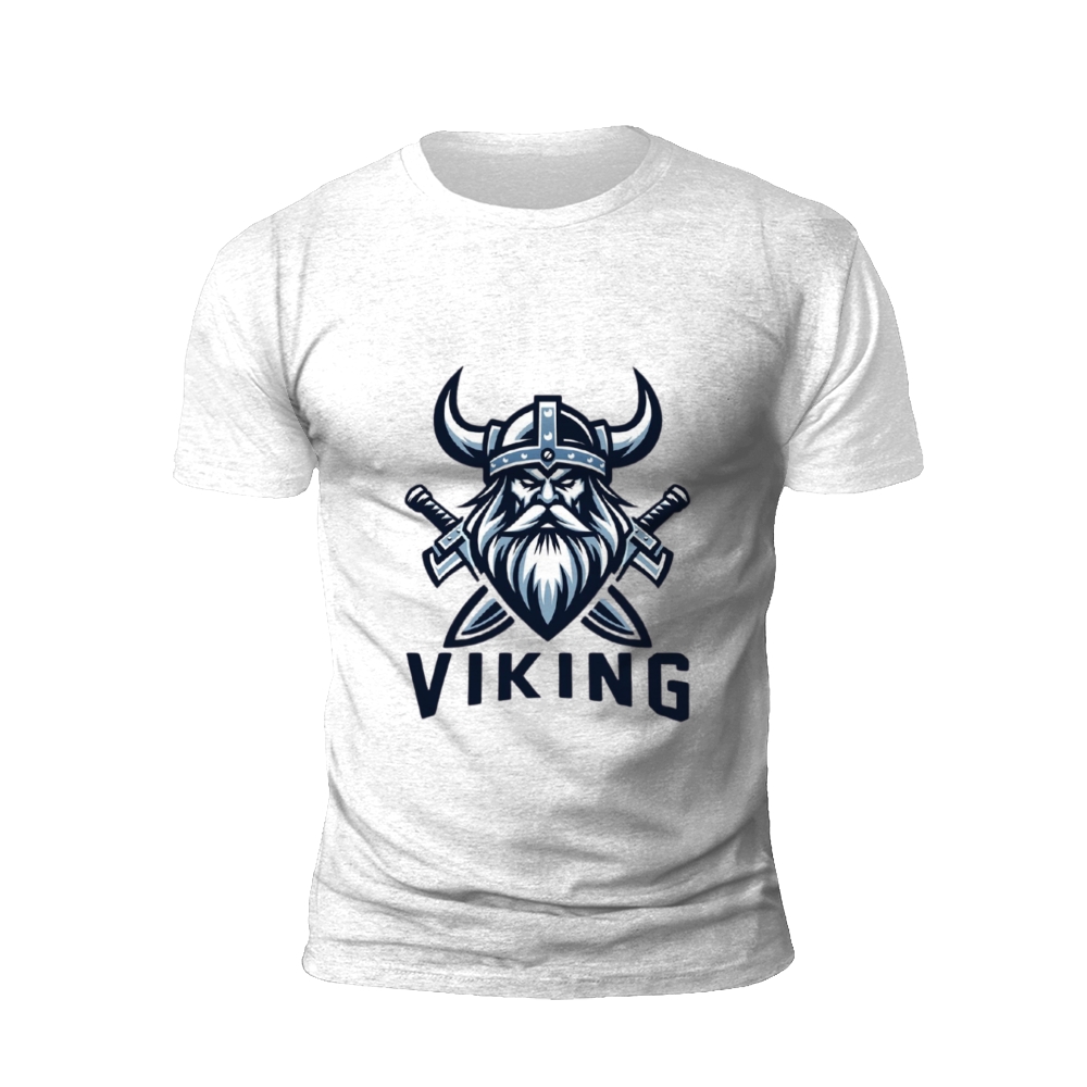 Fierce Viking Warrior Graphic T-shirt