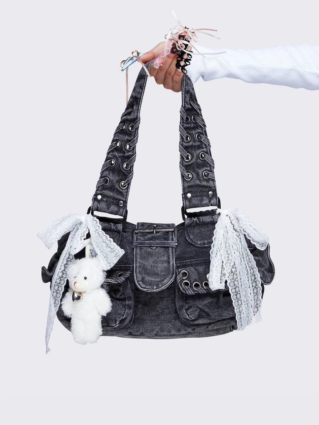 Cute Wander Denim Shoulder Bag