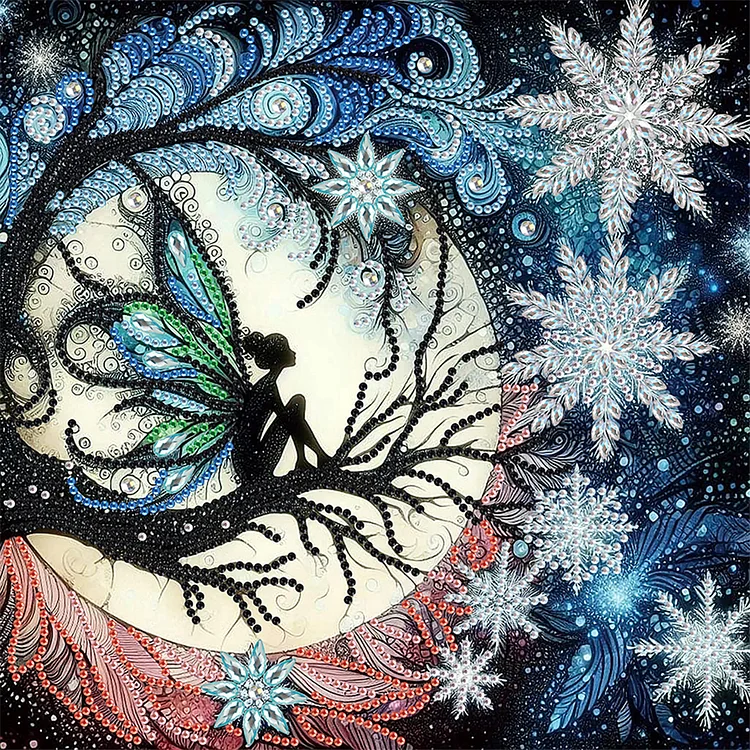 Angel Fairy 30*30cm (Canvas) Special Shaped Drill Diamond Painting gbfke