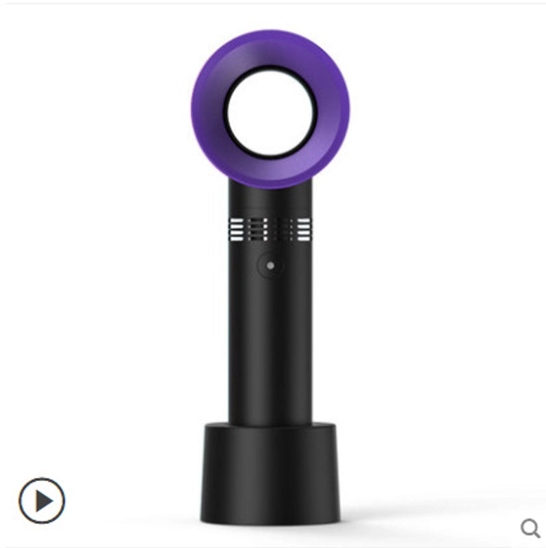 New Bladeless Mini Little Fan Creative Handheld Portable Usb Charging Gift Fan Handheld Fan