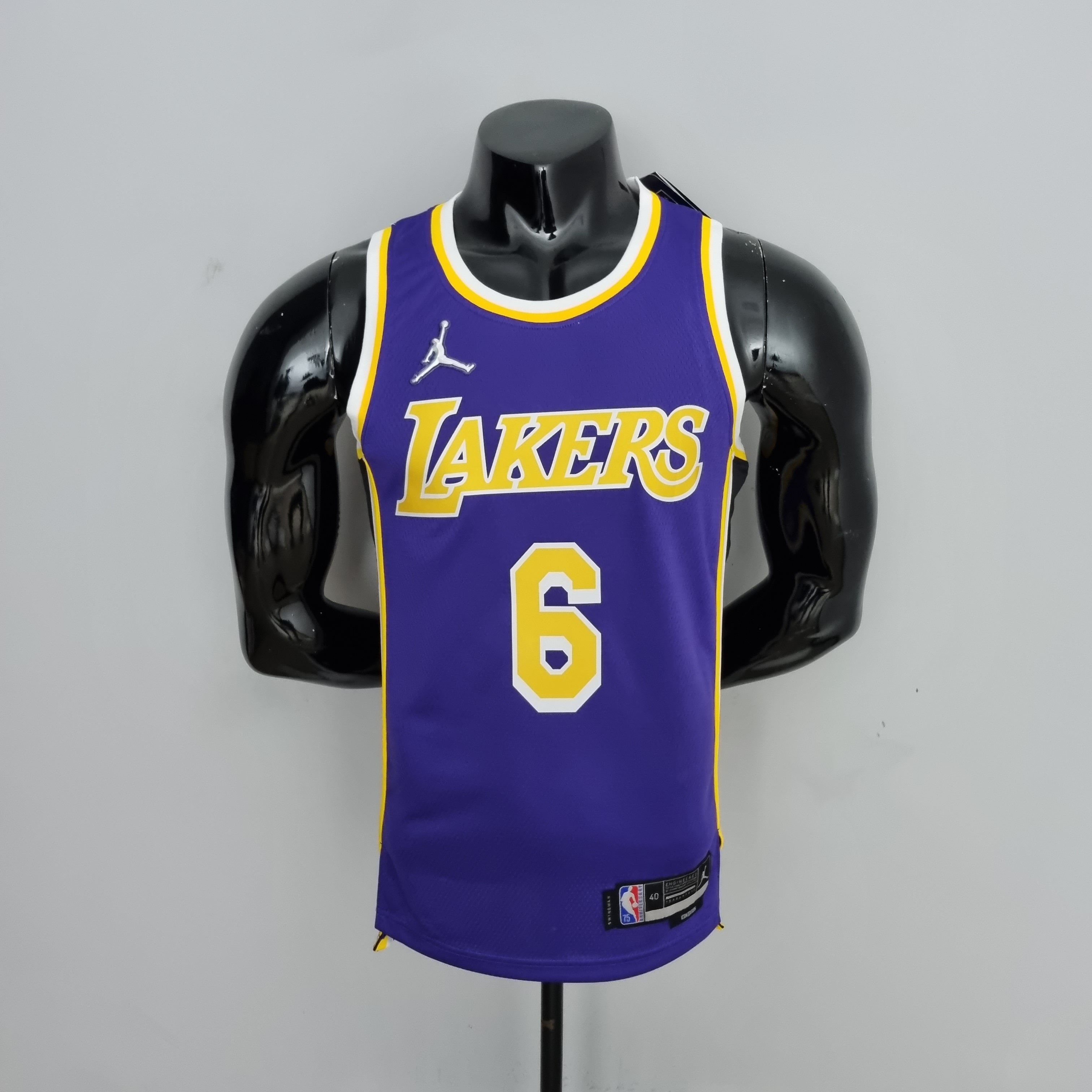 Maillot Los Angeles Lakers  6 Jordan NBA Basket Maillot De Fou, site maillot de foot pas cher