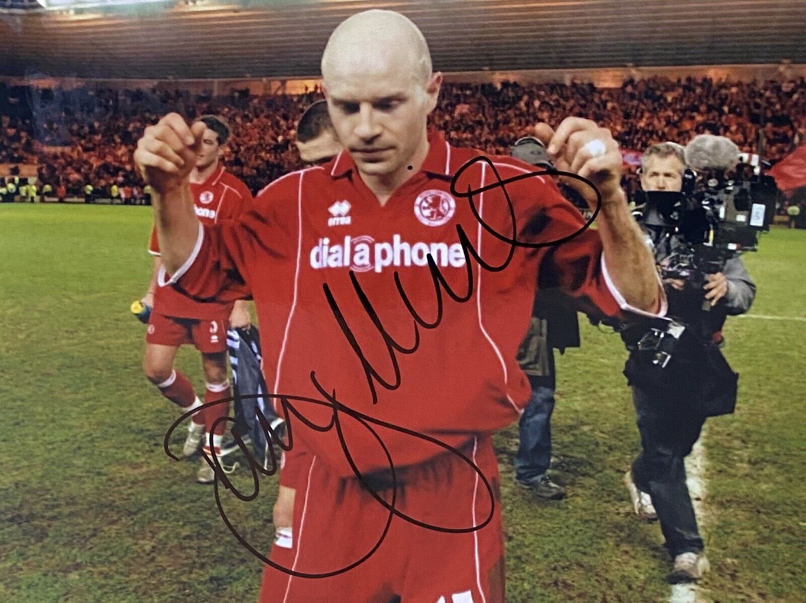 Danny Mills Genuine Hand Signed Middlesbrough 6X4 Photo Poster painting