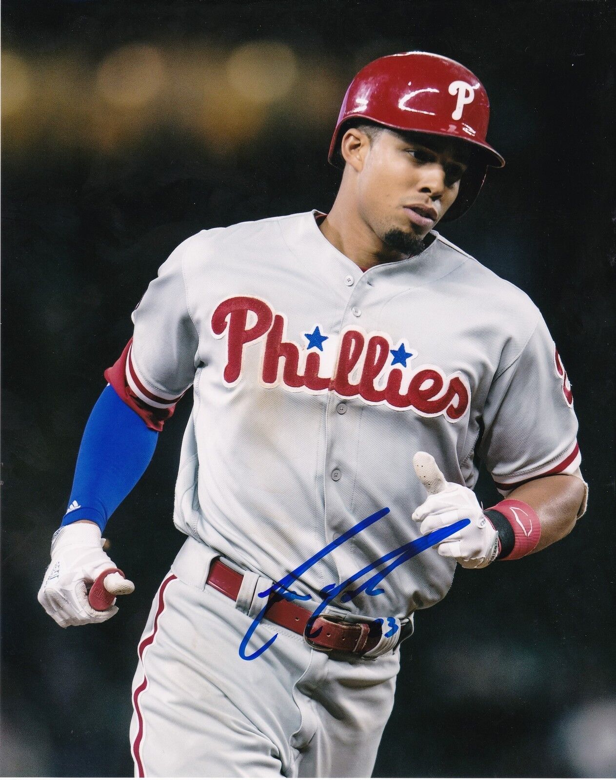 AARON ALTHERR PHILADELPHIA PHILLIES ACTION SIGNED 8x10