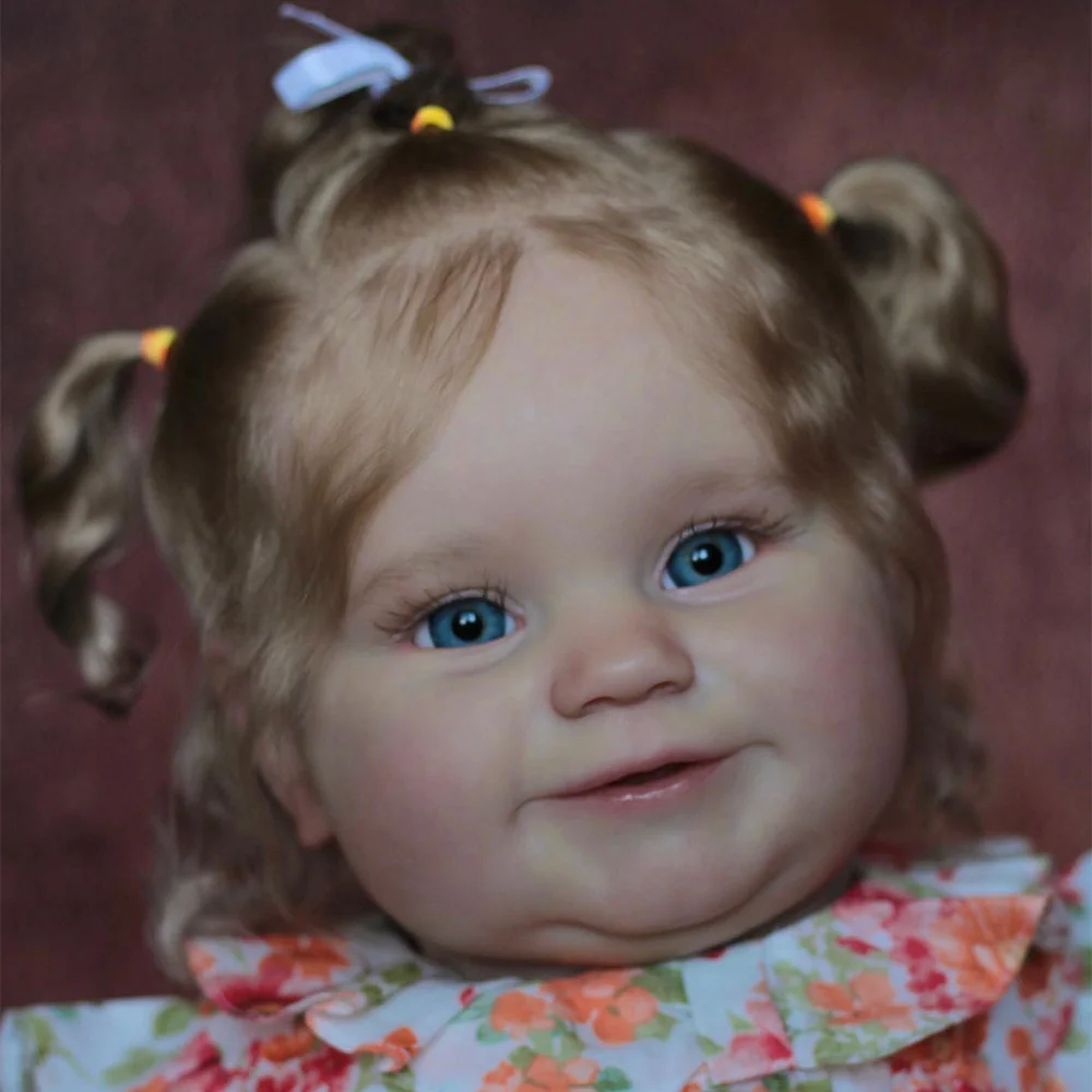 Reborn Blonde Hair Baby Girl Doll 20" Soft Weighted Body Real Lifelike Cloth Body Baby Doll Named Gren
