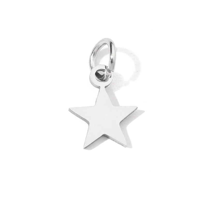 20 PCS/Package 28.5*30mm 6*11mm 7 * 12mm 201 Stainless Steel 18K Gold Plated Star Heart Shape Smile Face Polished Pendant