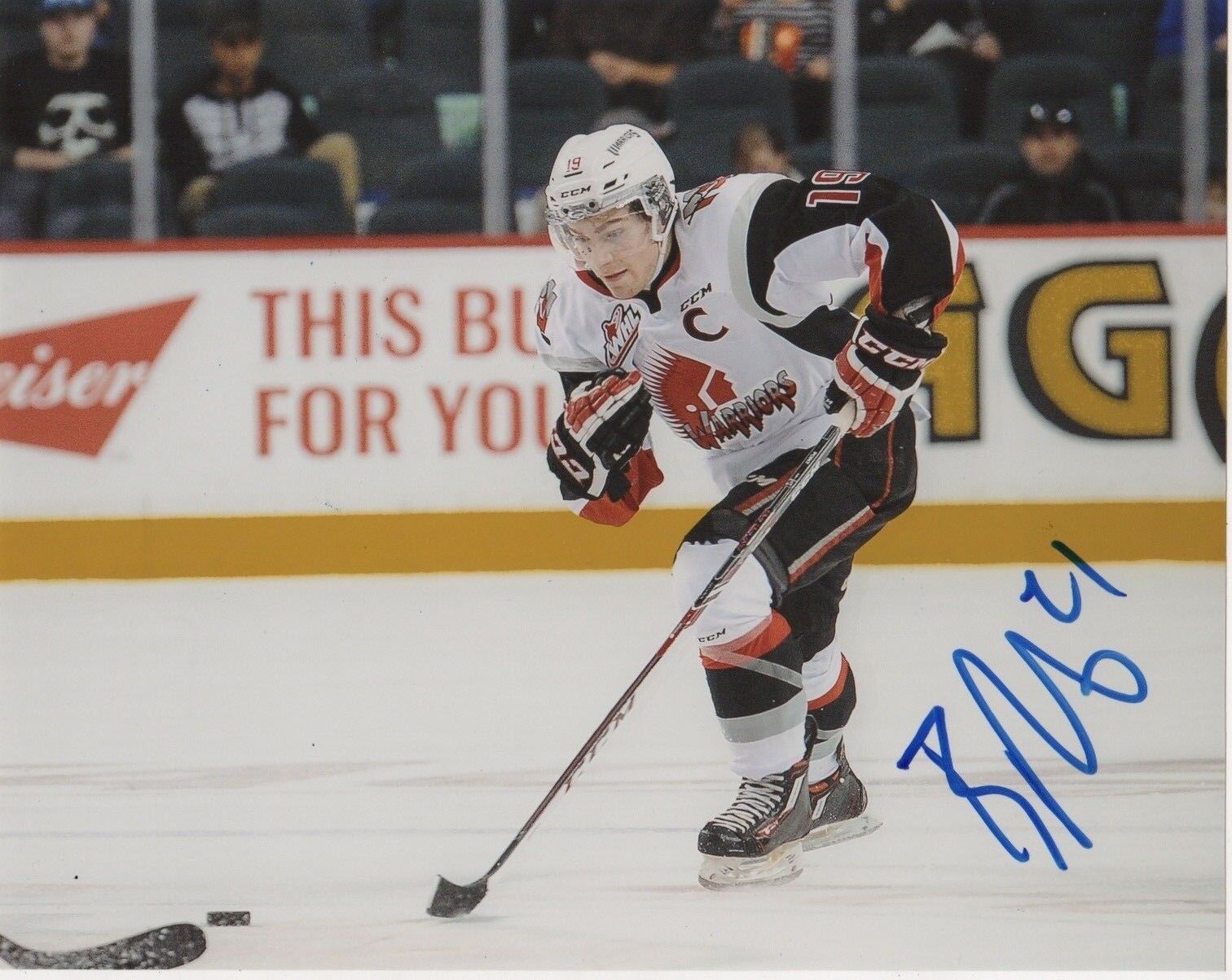 Moose Jaw Warriors Brayden Point Signed Autographed 8x10 Photo Poster painting COA #7