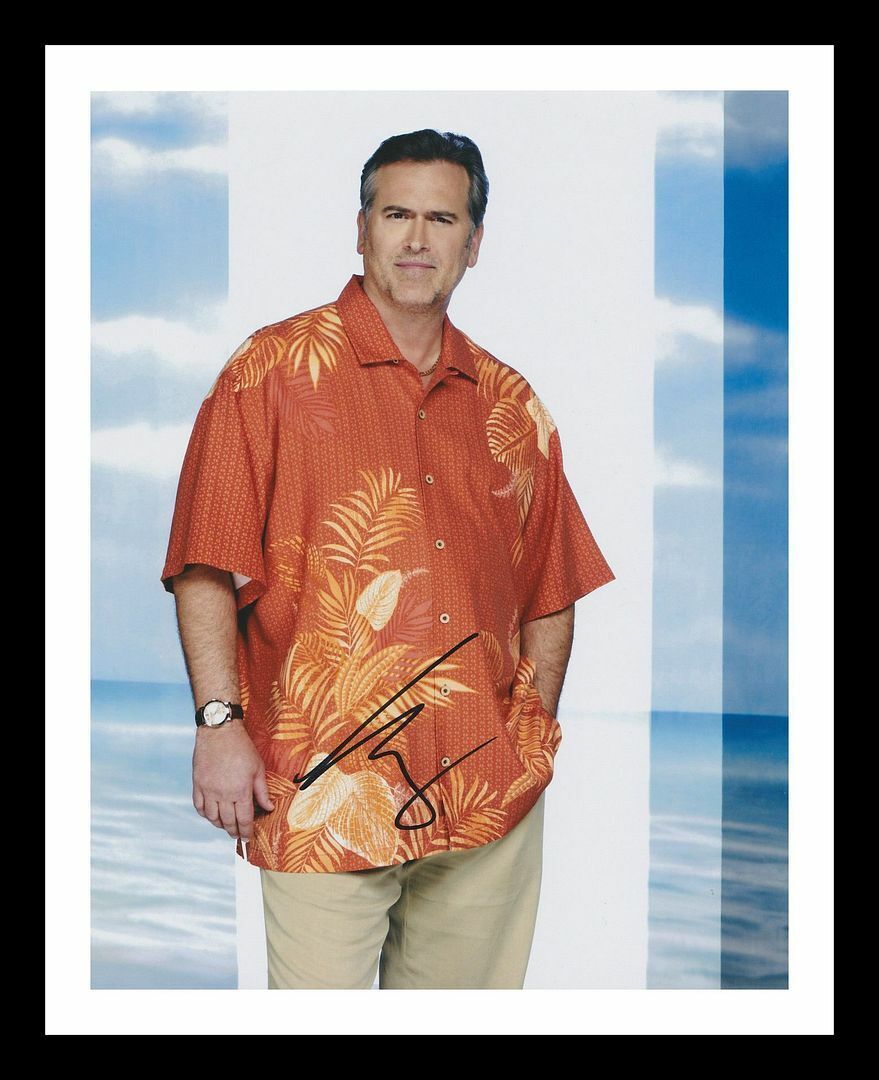 Bruce Campbell Autograph Signed & Framed Photo Poster painting