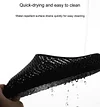 3D Printed Polymer Resin Slides Slippers for Women and Men Non Slip Quick Drying Shower Slides Thick Sole Casual Sandals Outdoor