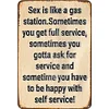Like A Gas Station - Vintage Metal Signs - 20*30cm/30*40cm - Warning