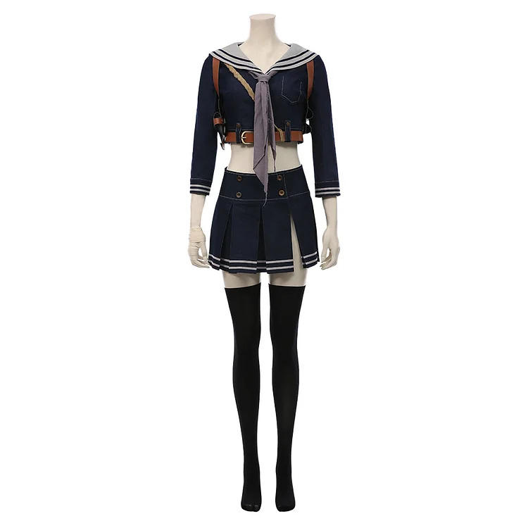 Sucker Punch Women Uniform Skirt Outfit Halloween Carnival Suit Cosplay Costume