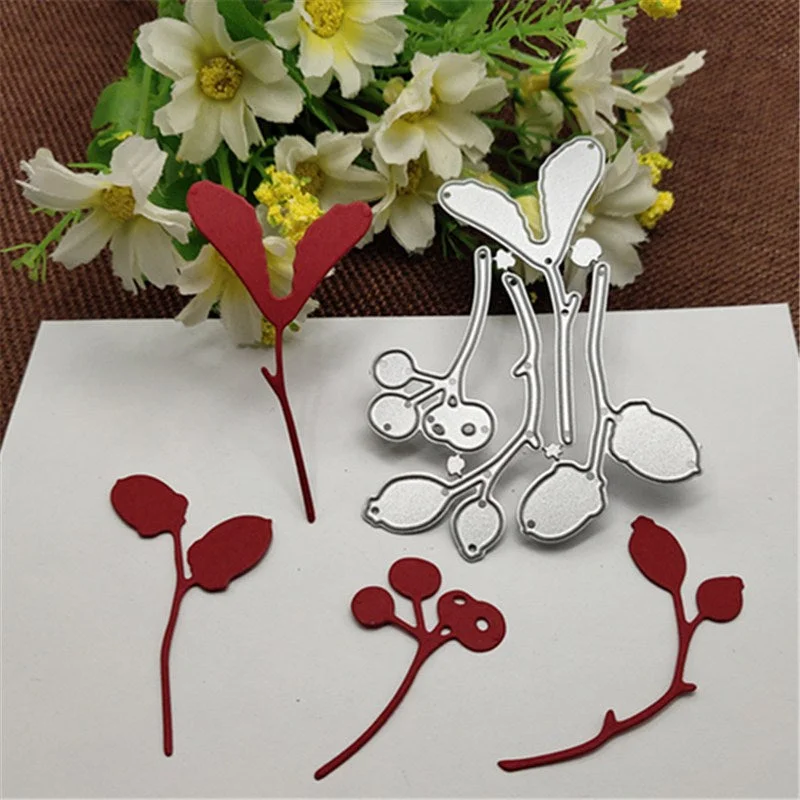 4Pcs Flower fruit frame Metal Cutting Dies Stencils For DIY Scrapbooking Decorative Embossing Handcraft Die Cutting Template