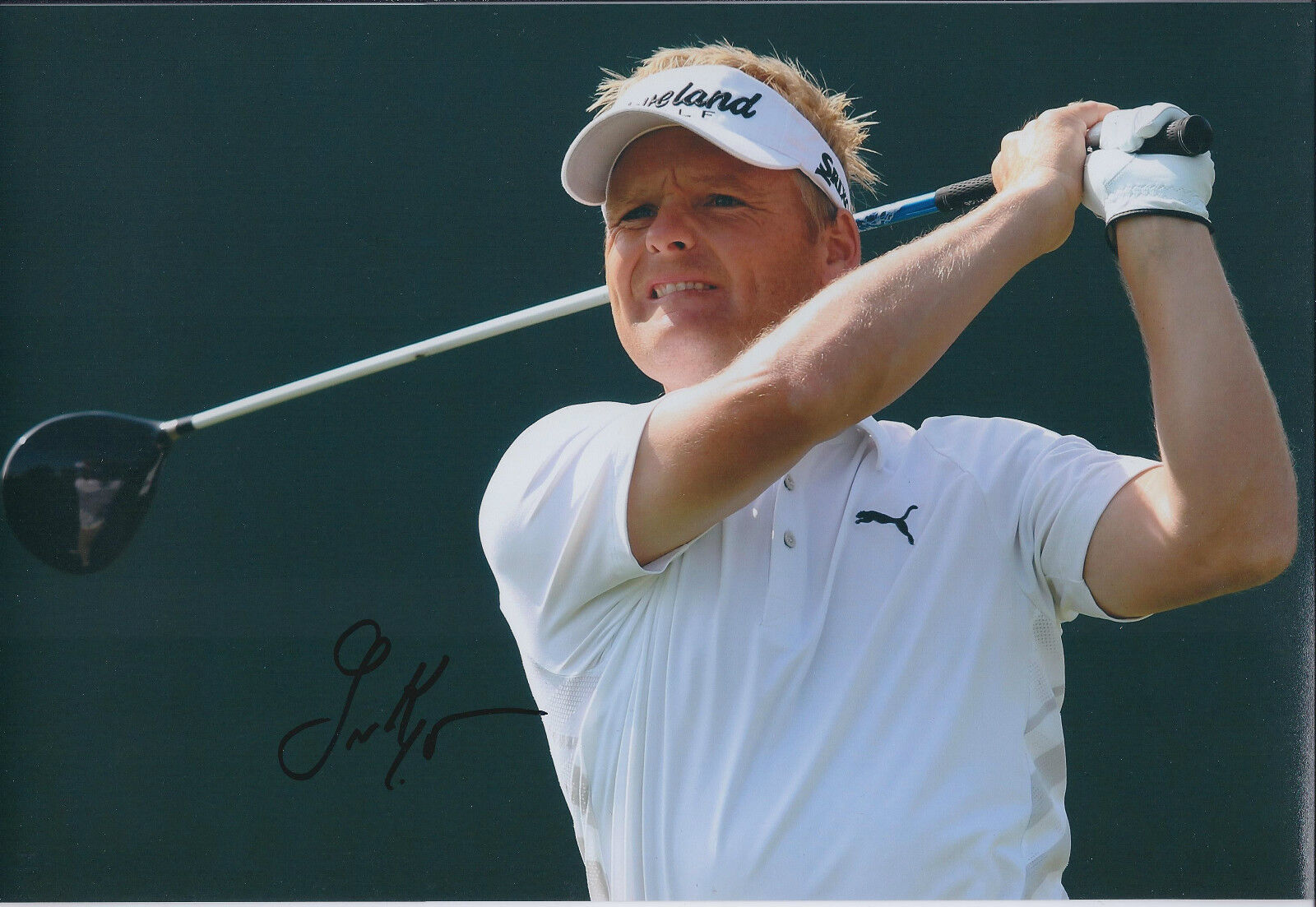 Soren KJELDSEN SIGNED Autograph 12x8 Photo Poster painting AFTAL COA European Tour Winner GOLF