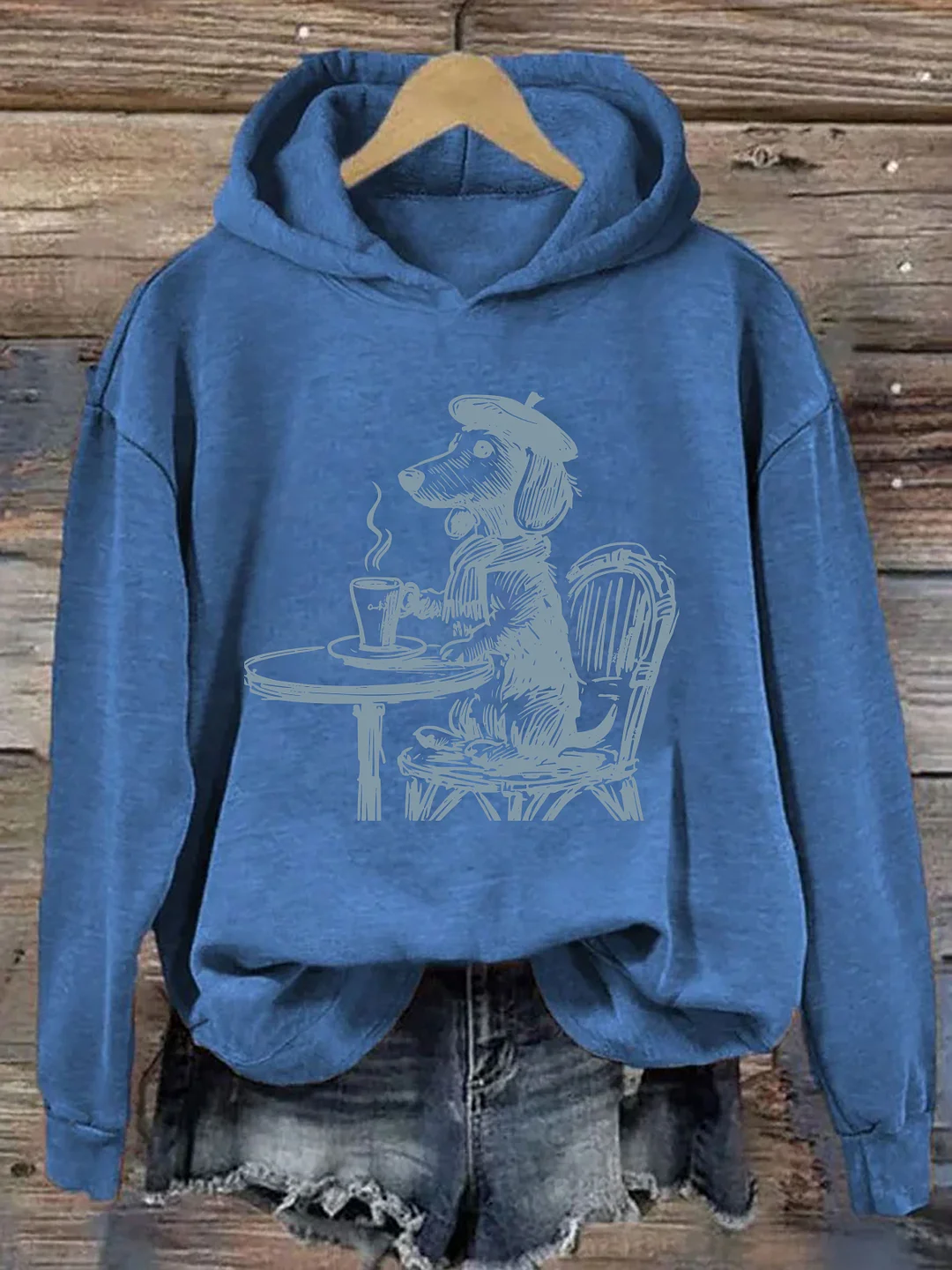 Dachshund Paris Hoodie