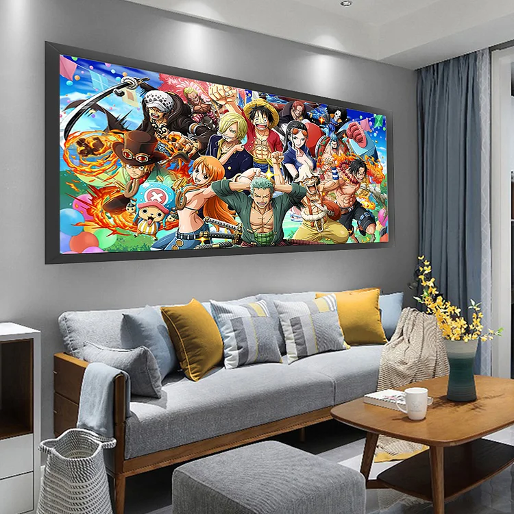 One Piece (80*40cm) 14CT Stamped Cross Stitch