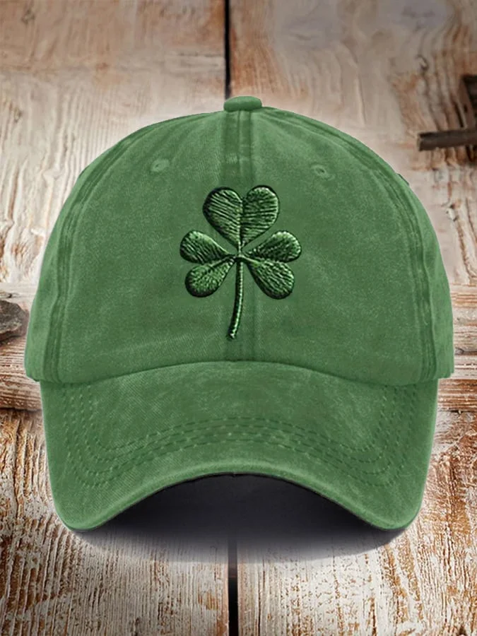 Unisex Distressed Cotton St. Patrick's Day Hat 