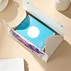 DIY Purple Butterfly Diamond Painting Tissue Box