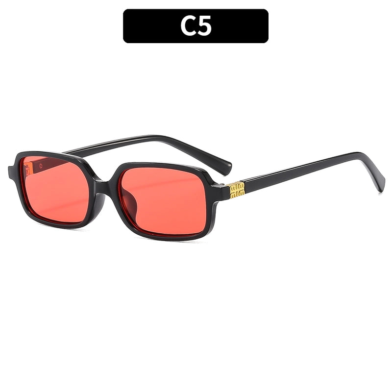 Casual Geometric Pc Square Full Frame Glasses