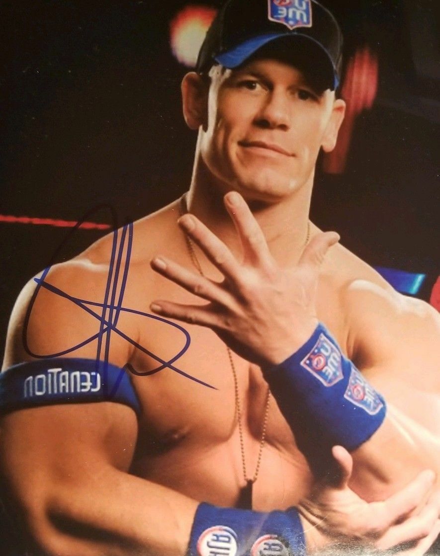 John Cena WWE Autographed Signed 8x10 Photo Poster painting REPRINT