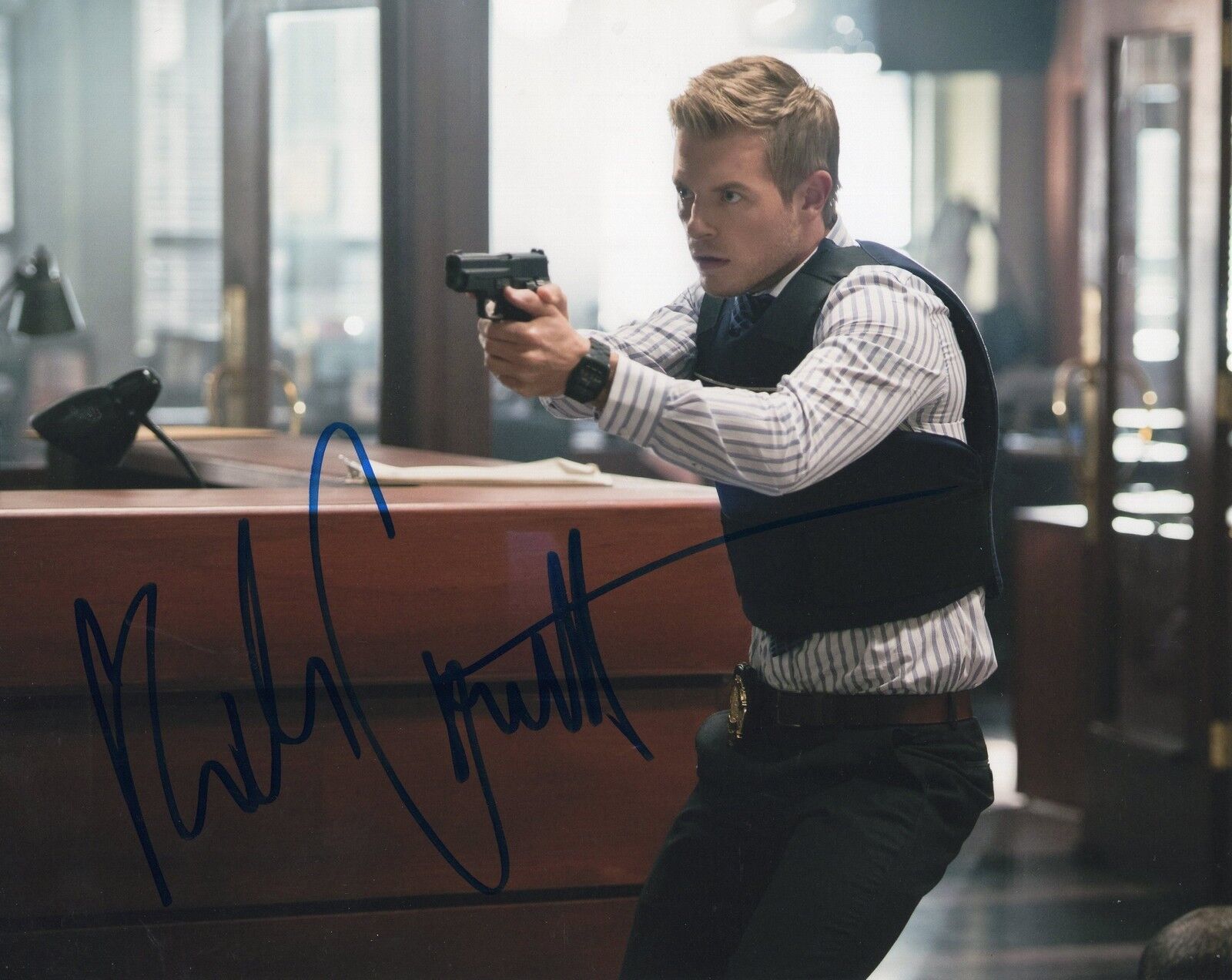 Rick Cosnett The Vampire Diaries Signed 8x10 Photo Poster painting w/COA #4