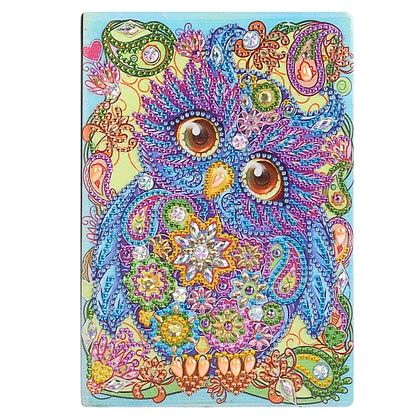 5D DIY Diamond Painting Notebook Diary Book Sketchbook Special Shaped Diamond  Painting Rhinestone A5 Book 50 Pages Blank Book Mosaic Gifts Drawing Book  (Blue Flower)