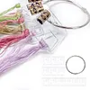 12/24/30Pcs Acrylic DIY Cross Stitch Thread Organizer Transparent for Art Crafts