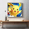 30 * 30CM - Runde Bohrer Diamant Malerei - Cartoon Pokemon