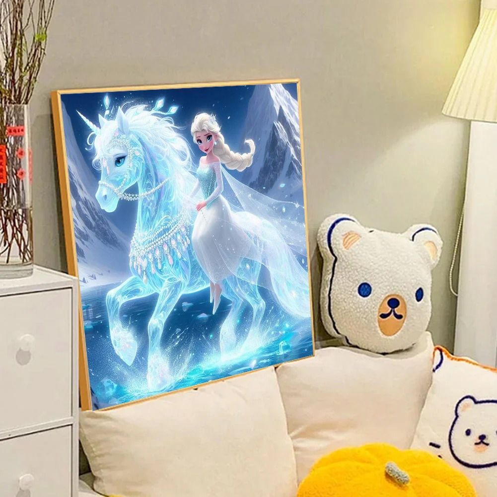 Diamond Painting - Full Round Drill - Princess Elsa(Canvas|40*40cm)
