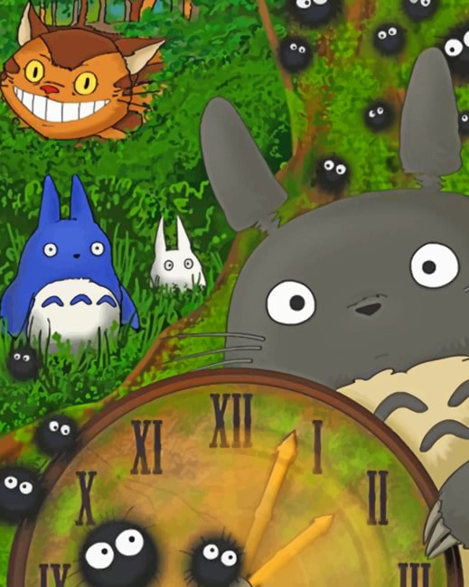 

My Neighbor Totoro Studio Ghibli – Paint By Numbers - 40*50CM, 501 Original