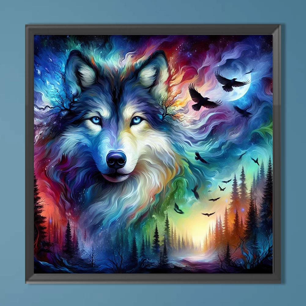 Diamond Painting - Full Round Drill - Wolf(Canvas|40*40cm)