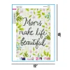 Moms Make Life Beautiful  | Full Round Diamond Painting Kits