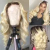 Lace Front Wig Blonde Women Brazilian Body Wave Human Hair Wigs