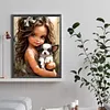Sweet Cool Girl-Full Round Diamond Painting 30*40CM