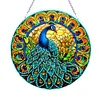 Diamond Painting Double Sided Stained Glass Peacock Hanging Diamond Art Kits
