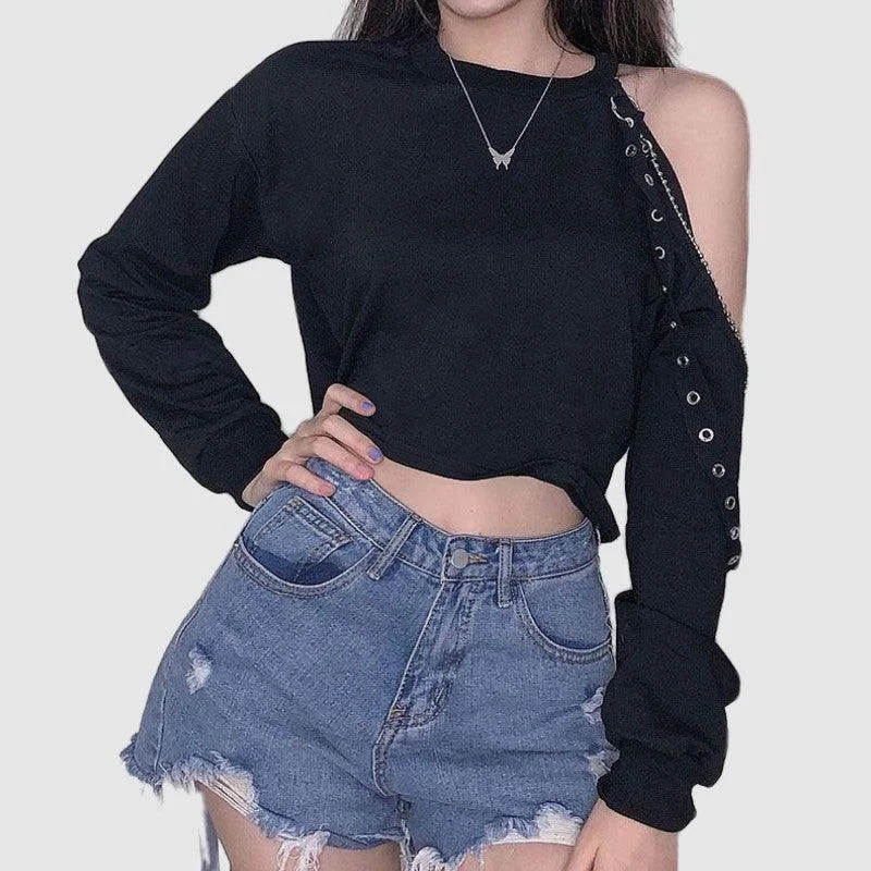 Irregular Off Shoulder Top