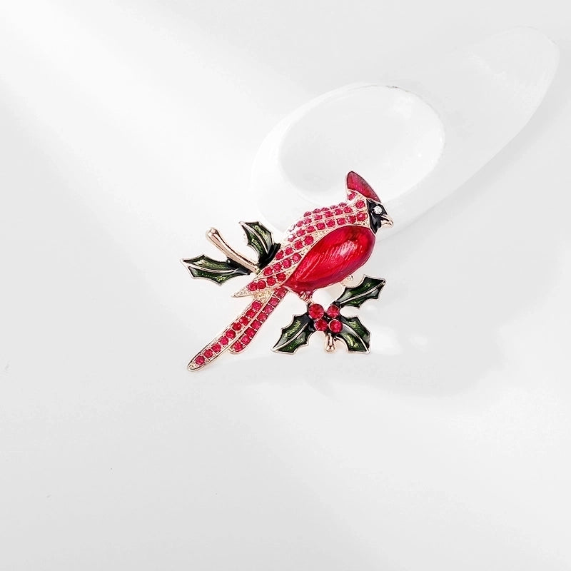 Retro Bird Alloy Inlay Rhinestones Unisex Brooches