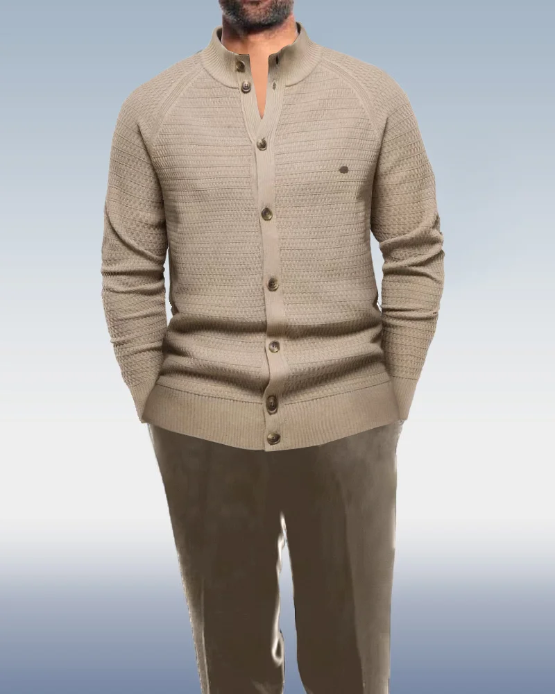 Men's Casual Fashion Long Sleeve Knitwear 002