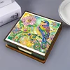 Bird Leather Diamond Painting Memo Pad Holder Mosaic Kit for Adults Beginners