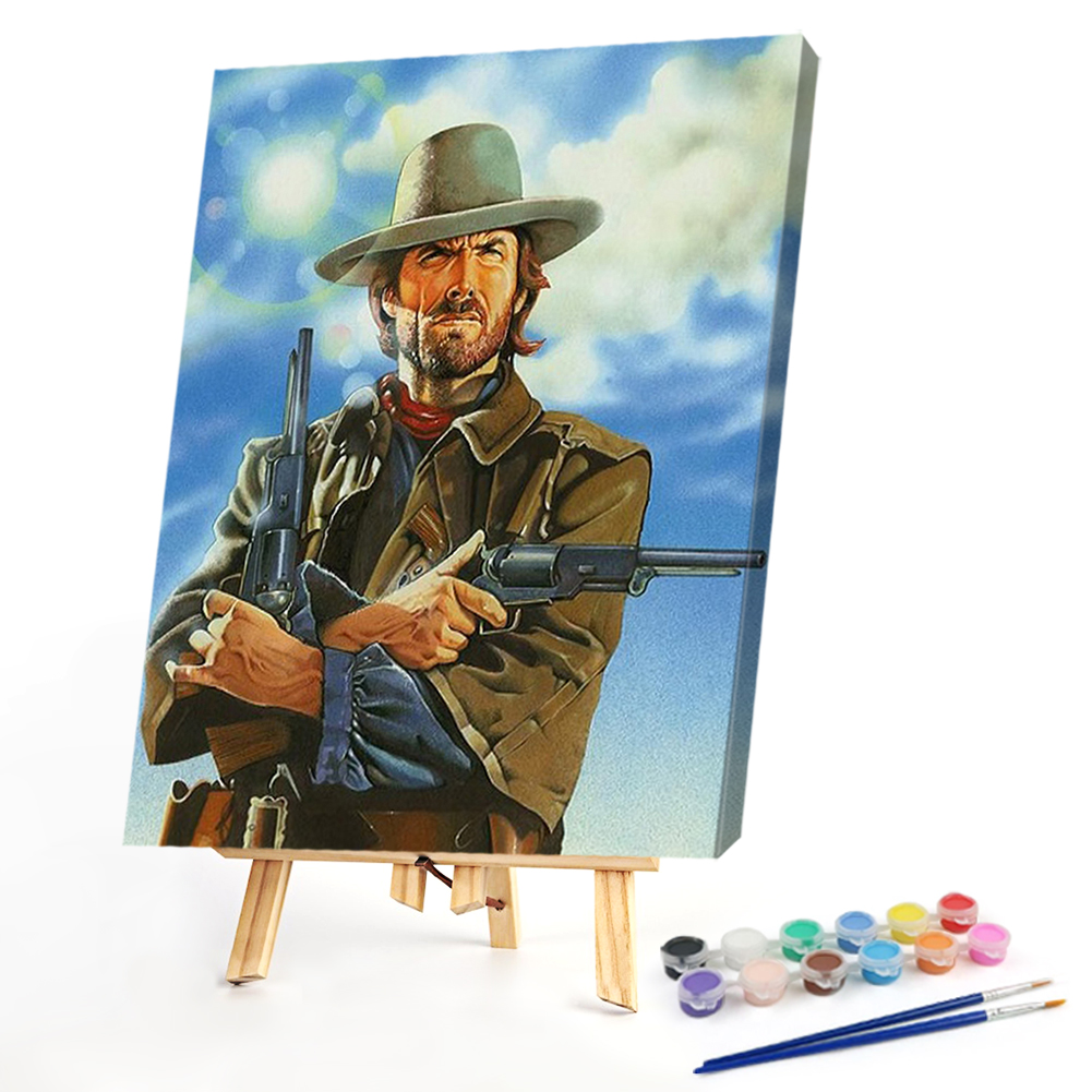

40*50CM - Paint By Numbers - Western Cowboy, 501 Original