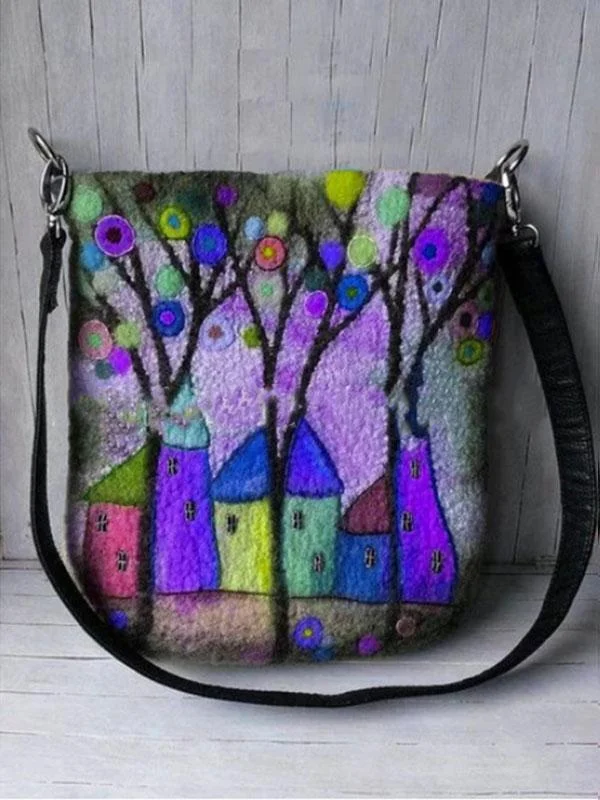 Women's fashion wild printed crossbody bag