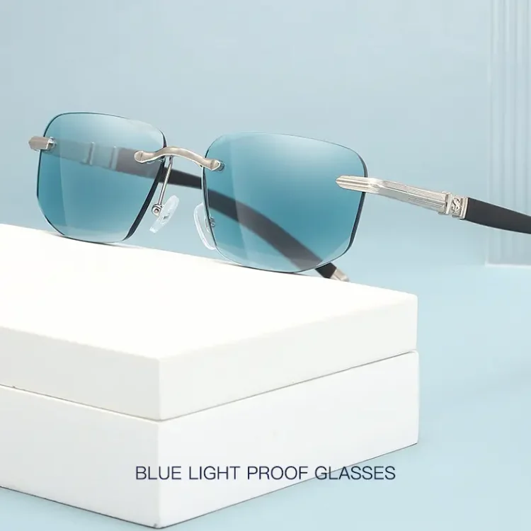 Sapphire High Hardness Anti-Blue Light Far and Near Presbyopic Sunglasses