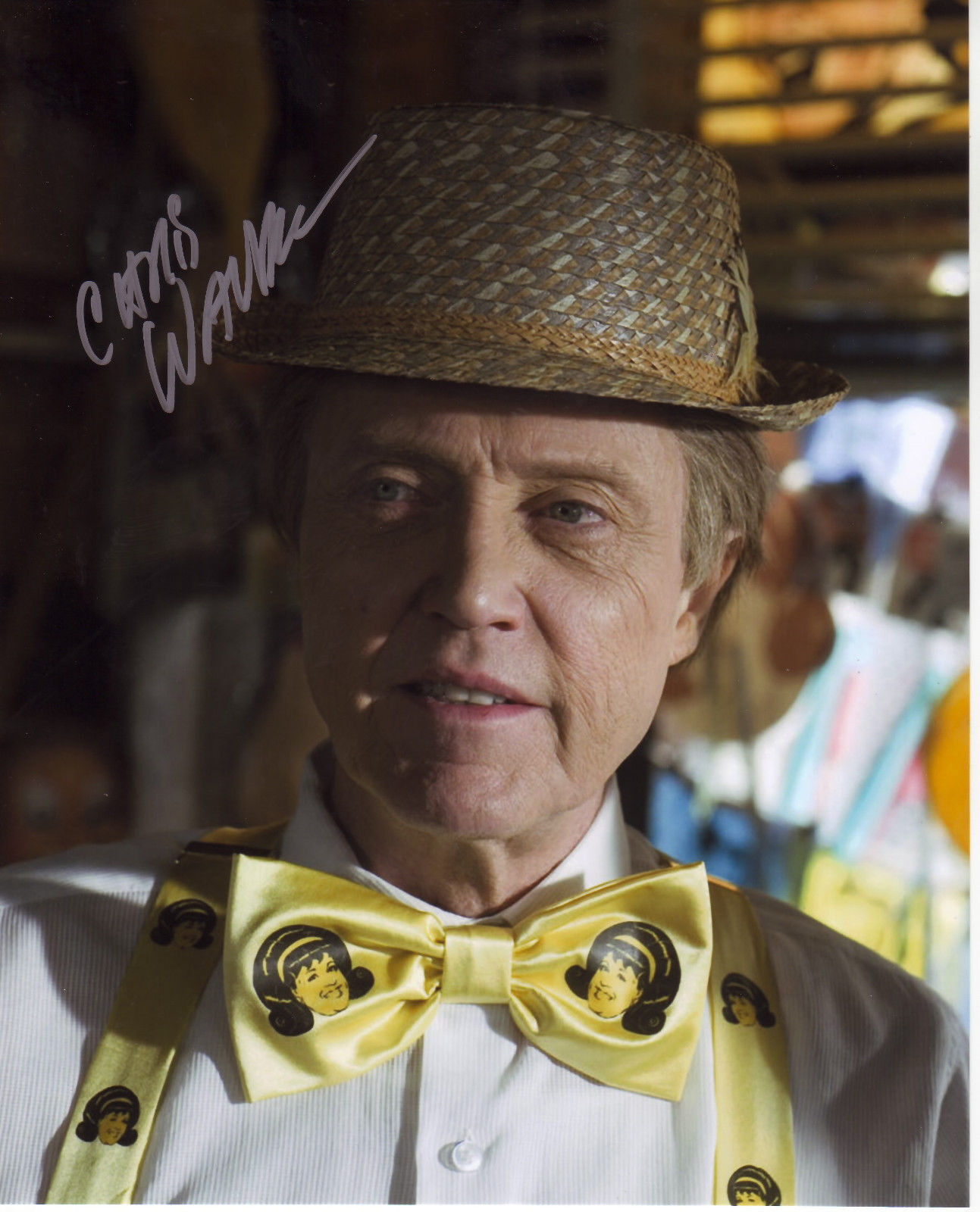 CHRISTOPHER WALKEN AUTOGRAPH SIGNED PP Photo Poster painting POSTER