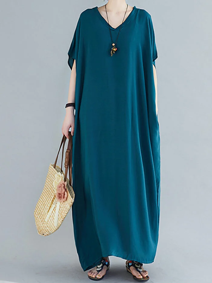 Summer New Ethnic Style Large Size Women's Casual Dress