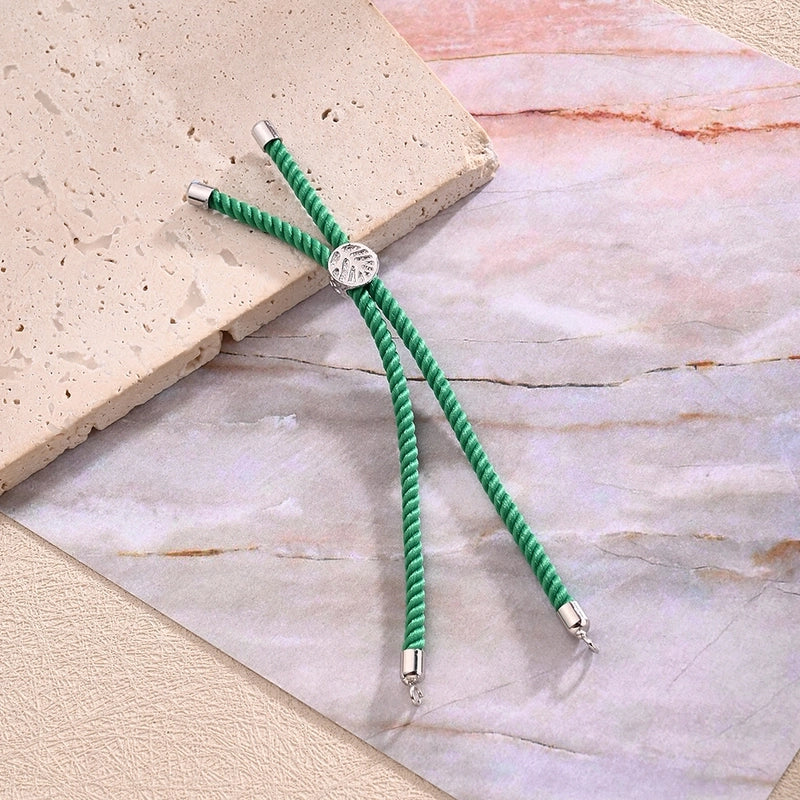 1 Strand/Package Cotton Rope Copper White Gold Plated Cord String Polished Jewelry Accessories Rope