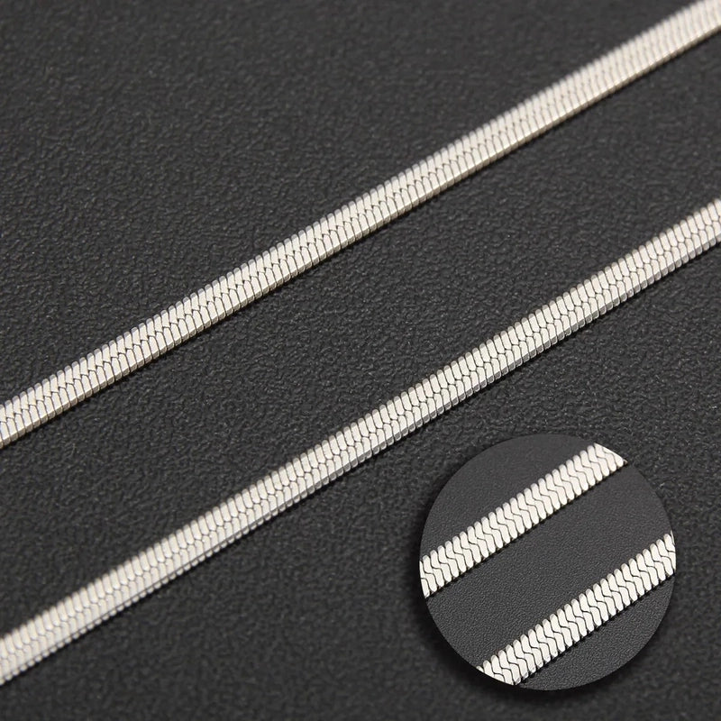 Jewelry Minimalist Classic Style Solid Color Titanium Steel Plating Necklace