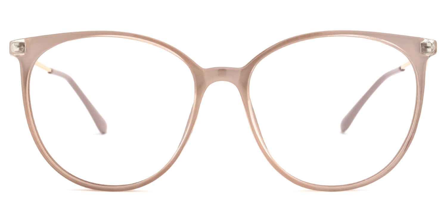 Babbage Hellbraun Rund Brille Hellbraun