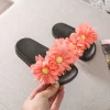 Girl Slippers Three Flowers Fashion Casual Flip Flops Shoes